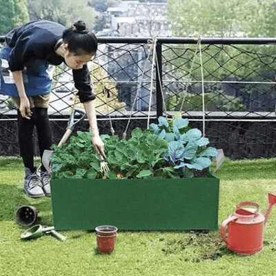 Lit de jardin - SquareGrowPlanter™ - Vert - Mon Coin Jardin