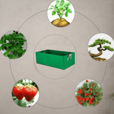 Lit de jardin - SquareGrowPlanter™ - Vert - Mon Coin Jardin