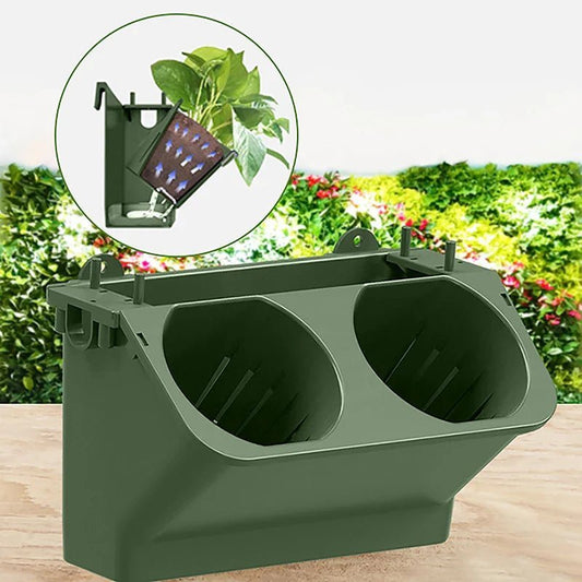 Pot de Fleurs - VerticalGardenFlowerPot™ - Vert Militaire - Mon Coin Jardin