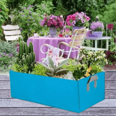 Sac de Plantation - SquareGrowPlanter™ - Bleu - Mon Coin Jardin